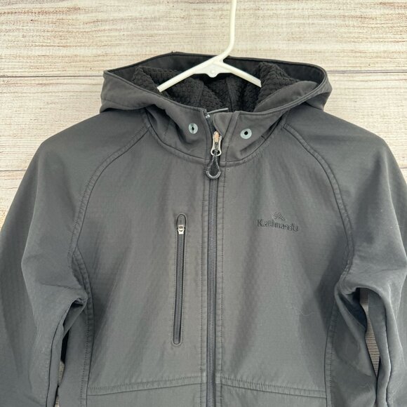 Kathmandu Full Zip Insulated Jacket Women's Size 8 Black - Picture 3 of 13